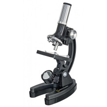 microscope set 24.5 cm aluminium black 25-piece
