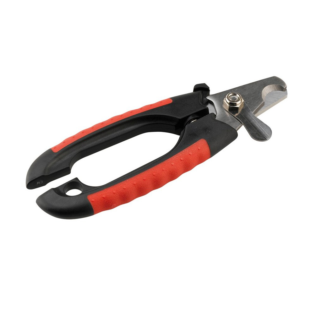 nail pliers for dogs 13,7 x 4,8 cm steel black/red