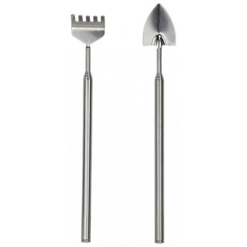 terrarium tools 28 cm stainless steel silver 2-piece