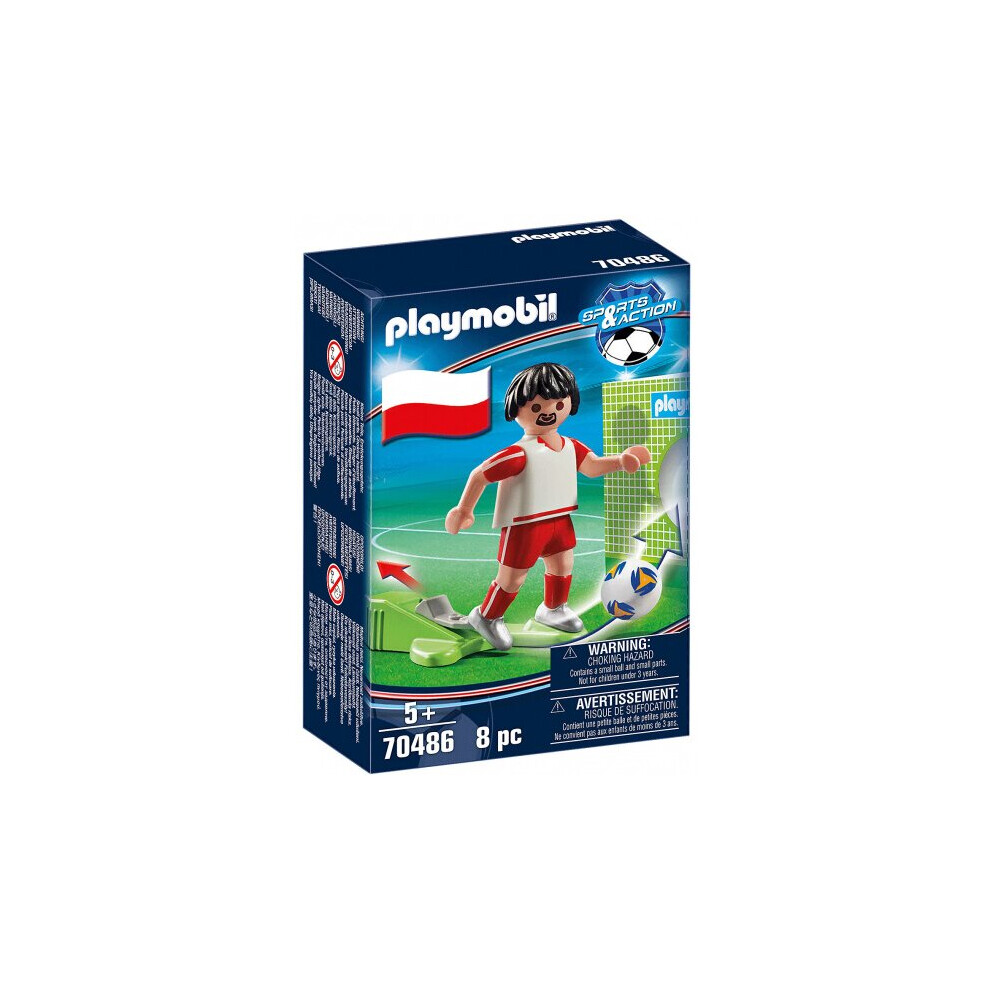Playmobil Soccer Player Poland Junior 8-Piece