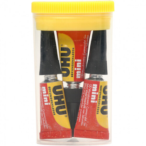 Mini Colle instantanée, 3 minis tubes, colle flui 1