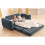 Intex pull-out lounge bench 224 cm vinyl grey 4