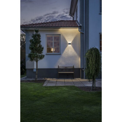 wall lamp led Chieri 7.2W 230V aluminium 19 cm anthracite 2