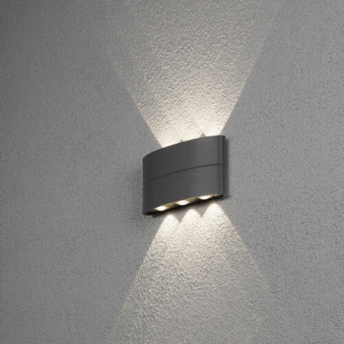 wall lamp led Chieri 7.2W 230V aluminium 19 cm anthracite 1