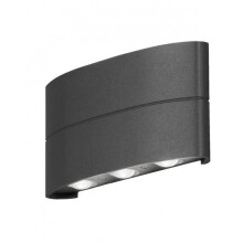 wall lamp led Chieri 7.2W 230V aluminium 19 cm anthracite