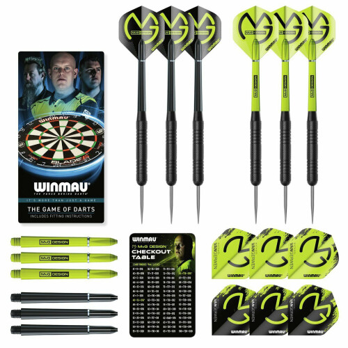 Armaf Winmau Michael van Gerwen Diamond Dartboard and Darts Set 2