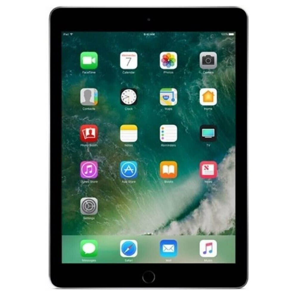 Apple iPad 9.7 (6th Gen) 128GB Wi-Fi - Space Grey (Renewed)
