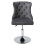 Living And Home (Grey) Breakfast Bar Stool Button High Back Dining Chair 2