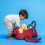 Yvolution Red Y Glider Luna 5 in 1 Kids Ride on Scooter 3