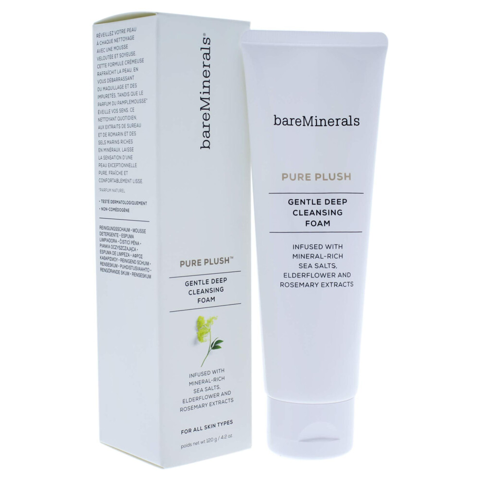 Bare Escentuals Pure Plush Deep Cleansing Foam, 4.2 Oz