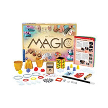 Thames & Kosmos Magic: Edici n Dorada | Set de juego con 150 trucos | Manual de instrucciones a todo color de 96 p ginas | 42 accesorios | Videot