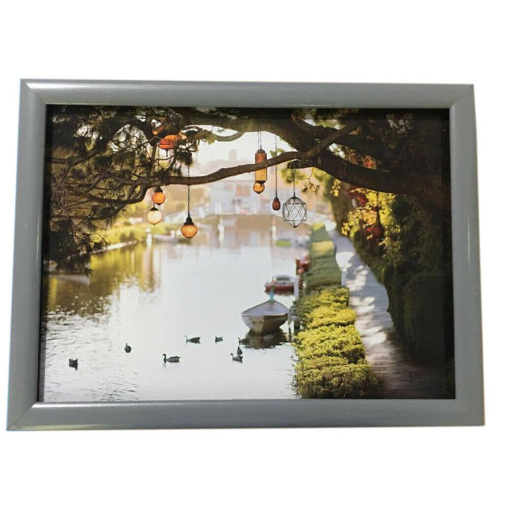 (Lake) Laptray Cushion Bean Bag Lap Tray Food Serving