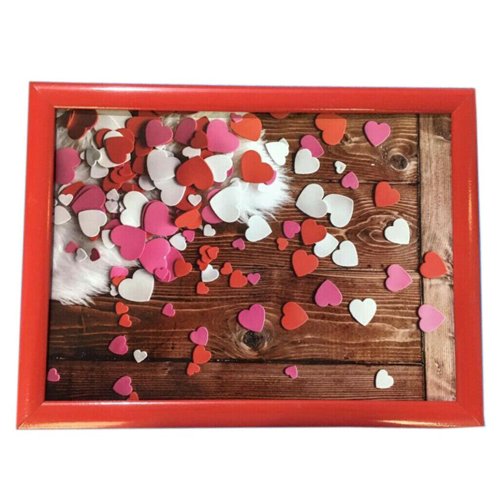 Homion (Hearts) Laptray Cushion Bean Bag Lap Tray Food Serving
