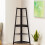 Living And Home (White #1) Ladder Corner Shelf 5 Tier Unit Bookshelf Plants Stand Display 6