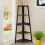 Living And Home (White #1) Ladder Corner Shelf 5 Tier Unit Bookshelf Plants Stand Display 7