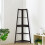 Living And Home (White #1) Ladder Corner Shelf 5 Tier Unit Bookshelf Plants Stand Display 8