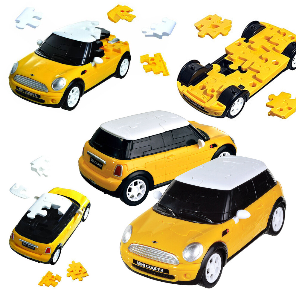 3D Jigsaw Puzzle Cars Play Mercedes Lamborghini Mini Cooper