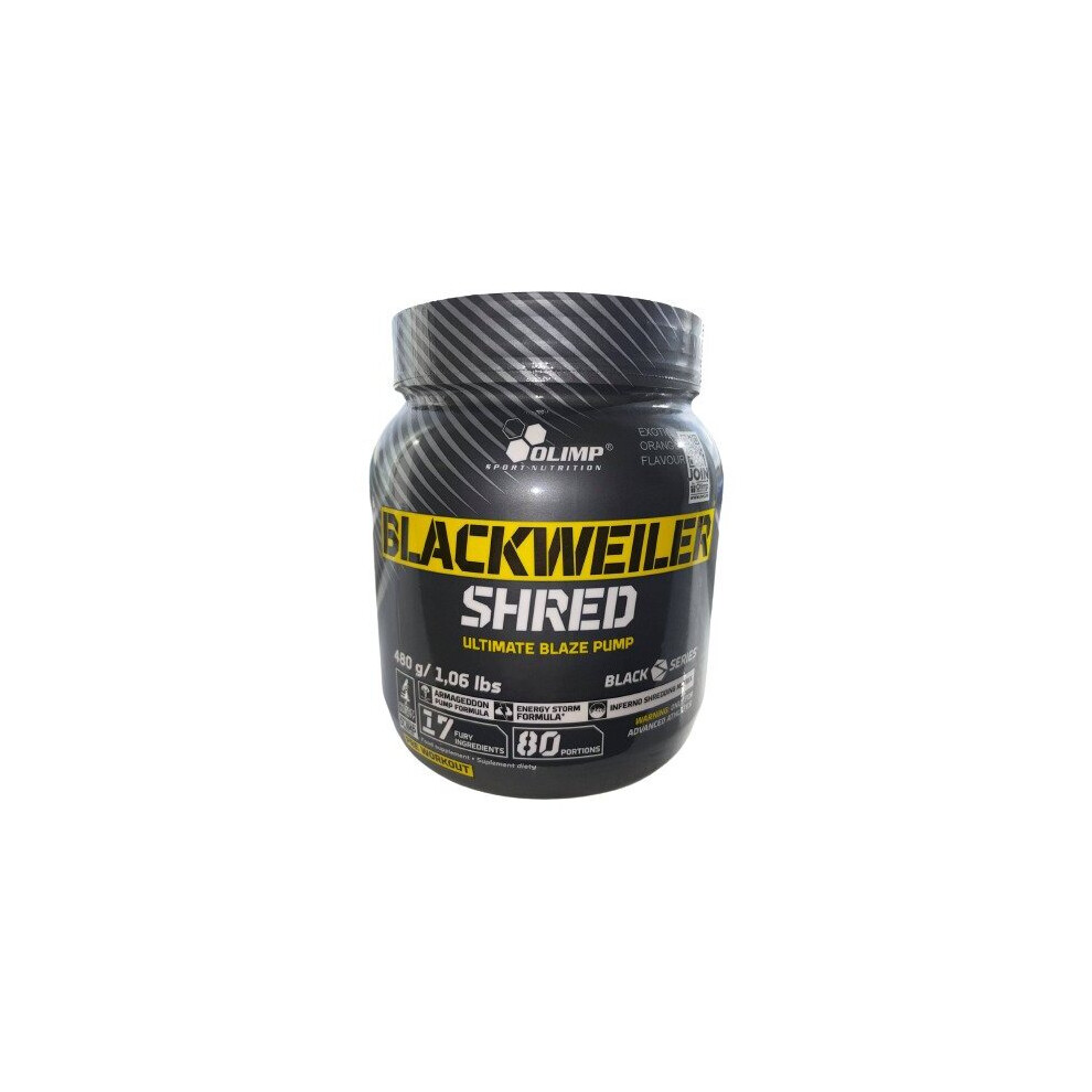 Olimp Nutrition Orange Blackweiler Shred, Exotic (Ean 5901330077524) - 480 Grams