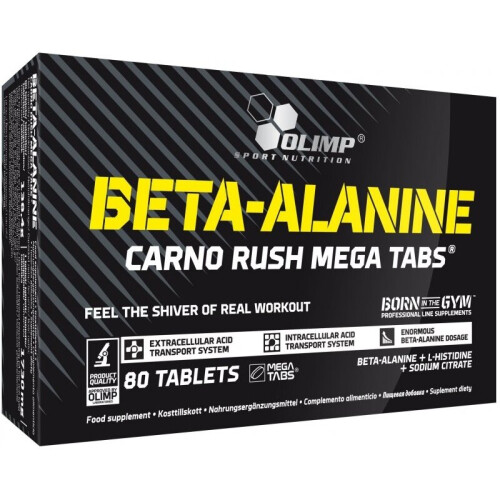Beta Alanine - Carno Rush Mega Tabs - 80 tablets (EAN 5901330076091)