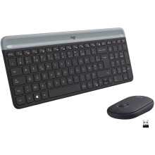 Logitech MK470 Slim Wireless Keyboard and Mouse Combo (Graphite)