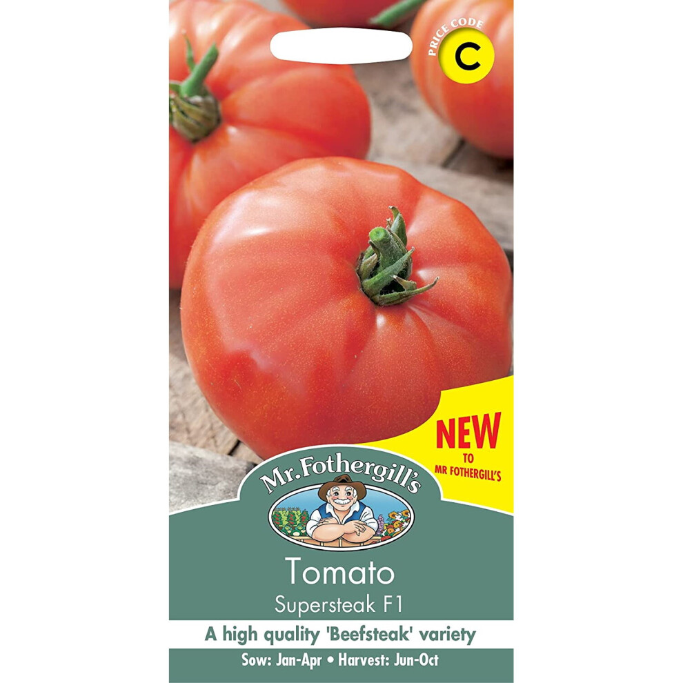 Mr Fothergill's Mr. Fothergill's Tomato Seeds Supersteak F1 Large Beefsteak Tomatoes