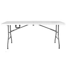 (5ft) 4ft 5ft 6ft Picnic Table Heavy Duty Utility Folding Camping Trestle BBQ Party