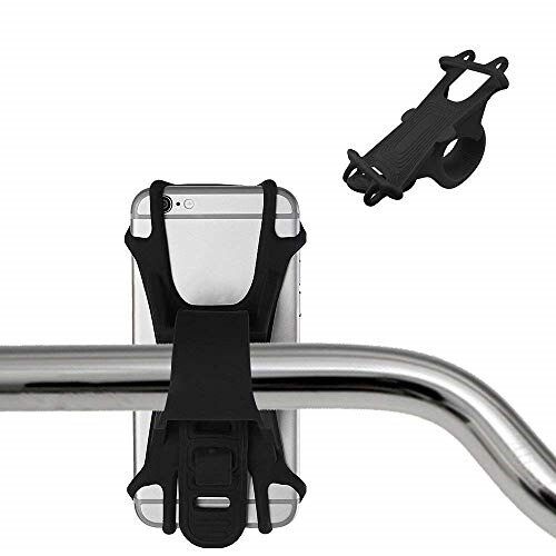 Bike Prams Handlebar Elastic Flexible Light Silicon Smart Phone Holder 1