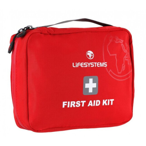First aid kit 21 x 16 x 6 cm polyester red 1