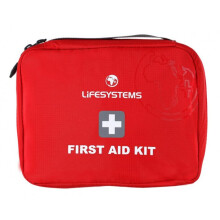 First aid kit 21 x 16 x 6 cm polyester red