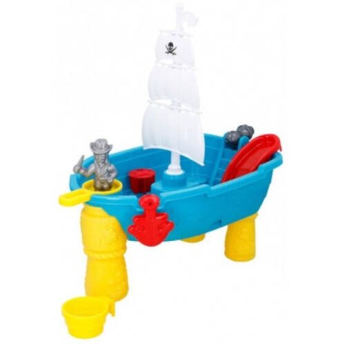 sand and water table pirates junior 54 cm 19-piece