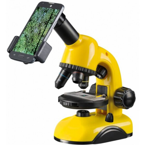 National Geographic microscope set 19 cm 40x-800x yellow 1