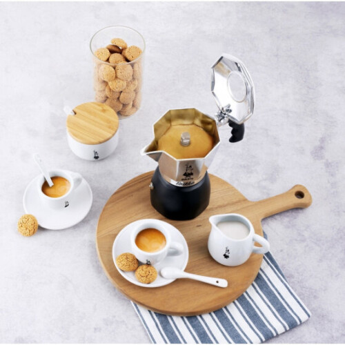 Bialetti percolator Brikka 190 ml 16 x 22 cm aluminium black 1