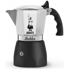 percolator Brikka 190 ml 16 x 22 cm aluminium black