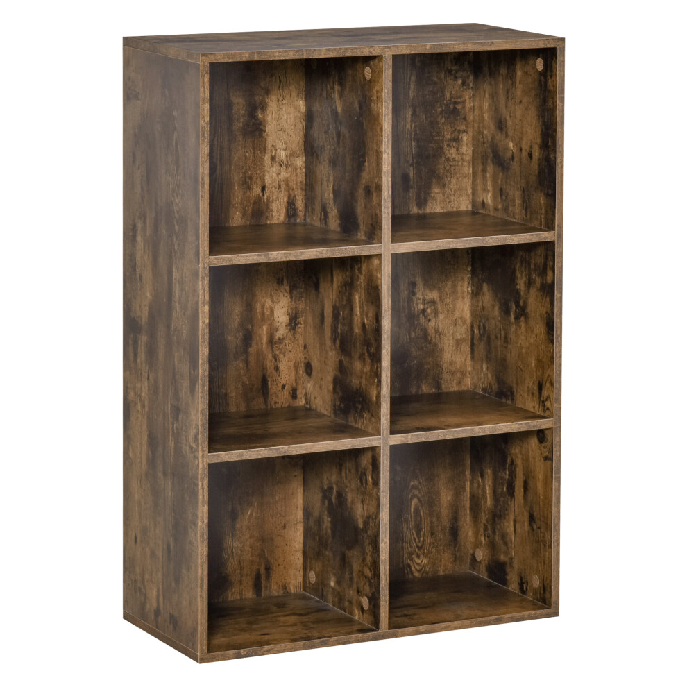 HOMCOM Cabinet Bookcase Storage Shelves Display for Study, Home