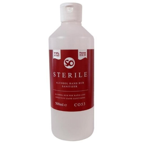 Selden So Sterile Alcohol Hand Sanitiser ~ 12 x 500 mL