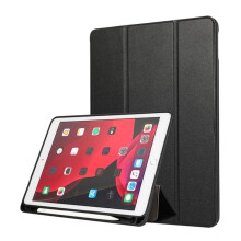 Apple 10.9-ιντσών iPad Air 2020 Γενική Τριπλή Πτυσσόμενη Θήκη Προστασίας Μαύρη