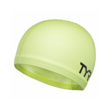 Gorro de natación TYR Hi-Vis Warmwear Amarillo Fluorescente, Talla Única