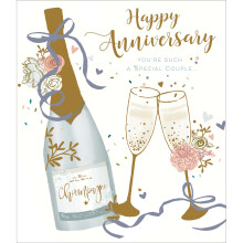 Anniversary A Special Couple Anniversary Greeting Card Foiled Greetings Cards