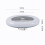 Living And Home Dimmable LED Ceiling Fan Light with Remote Control 7