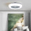 Living And Home Dimmable LED Ceiling Fan Light with Remote Control 1