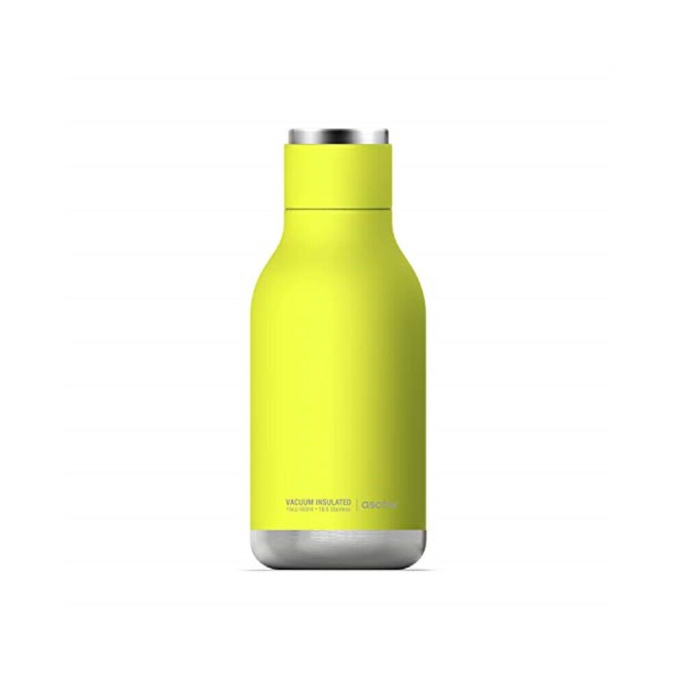 Asobu Urban Insulated And Double Walled Stainless Steel Bottle 16 Ounce By (Lime)