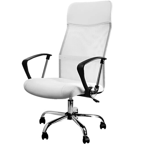 White Comfortable Adjustable Height Office Chair, Best 2