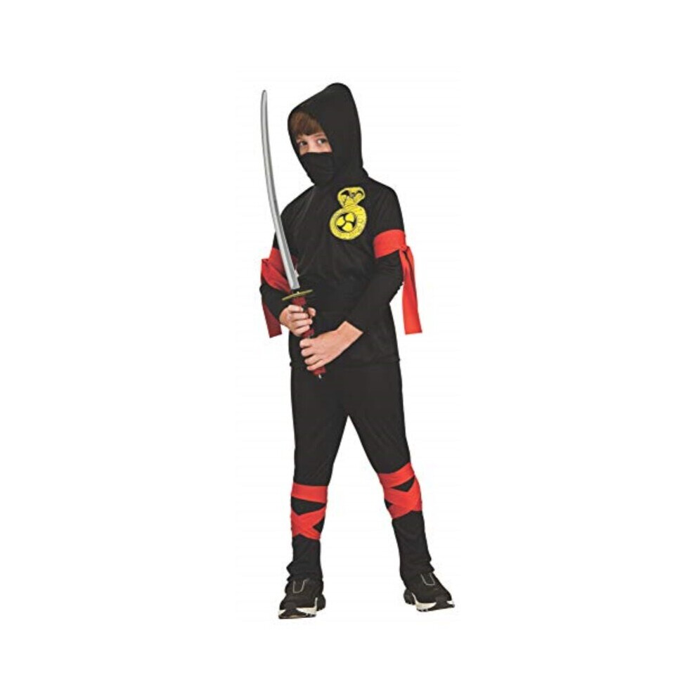 Rubies Haunted House Child's Ninja Costume, Small Black