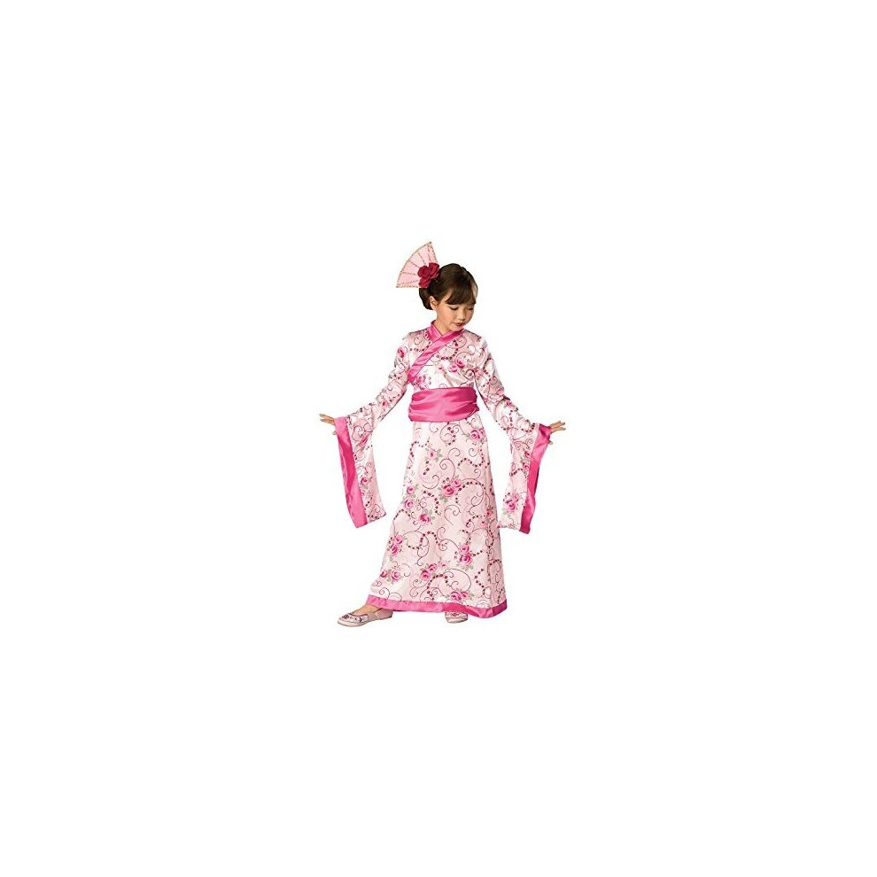 Let's Pretend Child's Asian Princess Pink Kimono Costume, Large