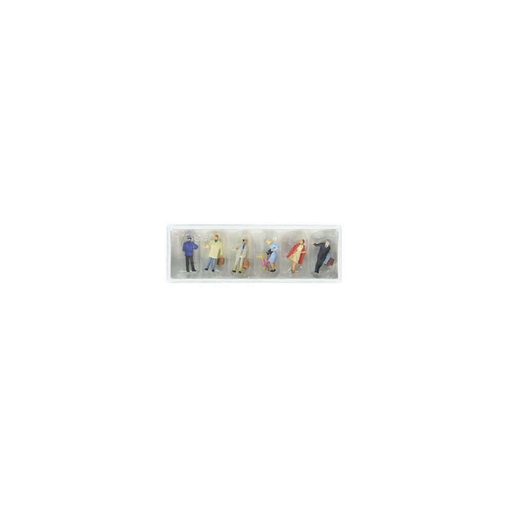 Preiser 10029 Passengers Departing Ho Model Figure