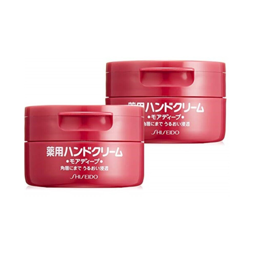 Two Shiseido Medicated hand cream More Deep 100g Â¡ÃAF27