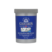 Goddards Silver Polish Foam - Silver Jewelry Cleaner for Antiques Accessories Ornaments & More - Silver Cleaner for Silverware Protection - Tar