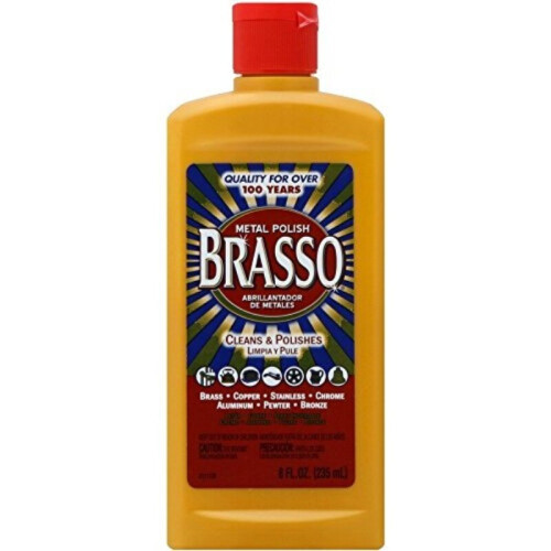 Brasso Multi-Purpose Metal Polish, 8 oz