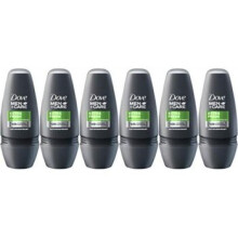 Dove Men+Care Extra Fresh Roll-On Deodorant (6 x 50 ml)
