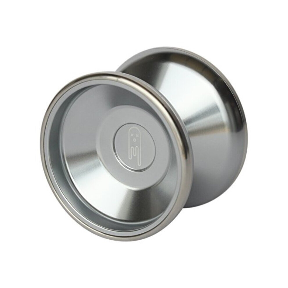 Yoyo King Ghost Bi Metal Aluminum and Steel Professional Trick Yoyo with Ball Bearing Axle and Extra String ? (Silver)